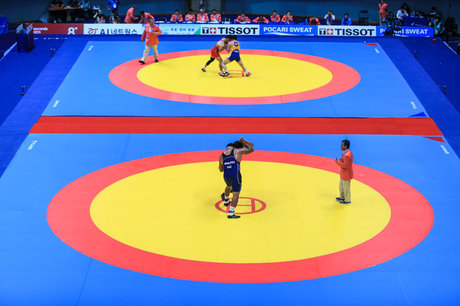 کسب چهارمین برنز کشتی فرنگی توسط کریم‌فر +فیلم